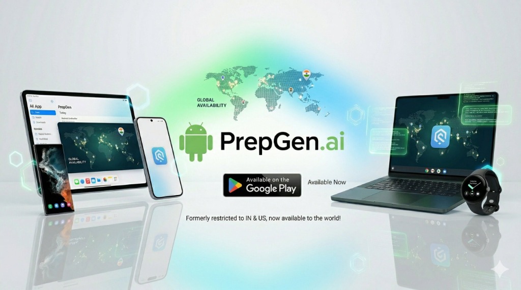 PrepGen.ai app available on Android devices globally