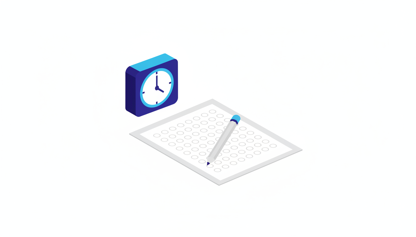 ACT pacing: three clock checks for each section